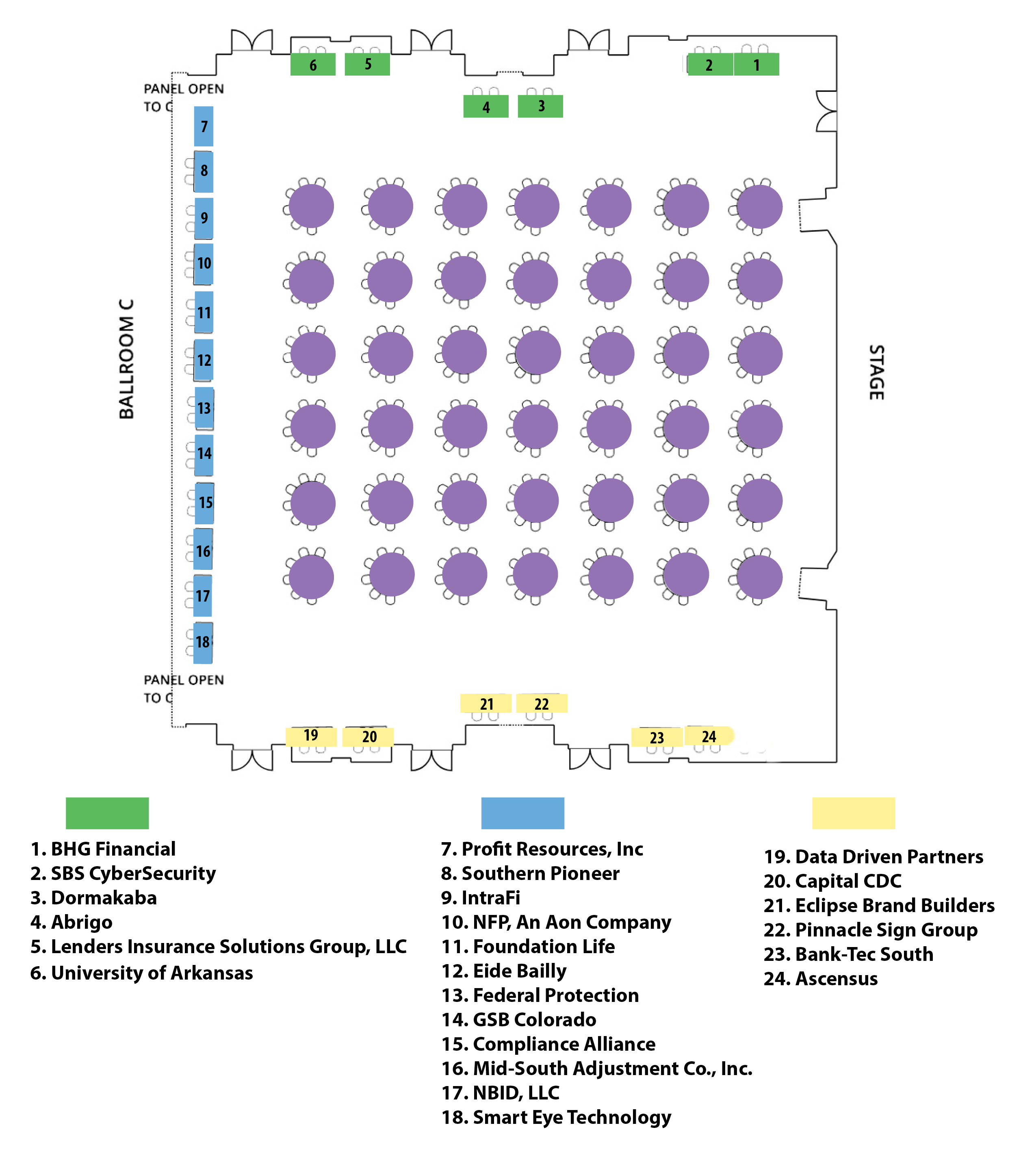 Trade Show Map